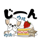 シーズー犬68『ケーキ＆和菓子』（個別スタンプ：23）