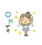 女の子★バレエ（個別スタンプ：2）