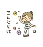 女の子★バレエ（個別スタンプ：18）