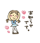 女の子★バレエ（個別スタンプ：26）