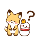 かわいいきつね☆毎年使えるお正月（個別スタンプ：33）