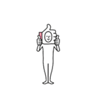 着ぐるみの人-日常編-（個別スタンプ：3）
