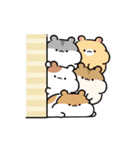 ぷにぷにハムずの毎日使えるスタンプ（個別スタンプ：7）