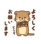 コツメカワウソ♡毎日大切なあなたへ（個別スタンプ：11）
