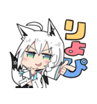 ホロライブ公式スタンプ「白上フブキ」（個別スタンプ：12）