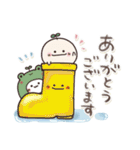 まるいやつらとトリさん☆夏・お天気（個別スタンプ：8）