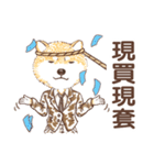 しばいぬ-株式投資(中国語版)（個別スタンプ：14）