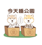 しばいぬ-株式投資(中国語版)（個別スタンプ：15）