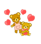 毎日ほっこり クマさん親子（個別スタンプ：16）