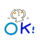 くまぴ★でか文字カラフル（個別スタンプ：2）