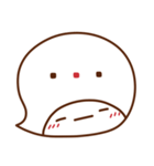 ま～るい吹き出し♥シンプル・でか文字（個別スタンプ：34）