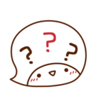 ま～るい吹き出し♥シンプル・でか文字（個別スタンプ：36）