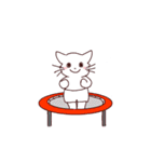 パンツをはいた動くねこのスタンプ（個別スタンプ：8）