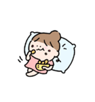 ズボラ女子の毎日使えるスタンプ（個別スタンプ：5）