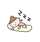 ズボラ女子の毎日使えるスタンプ（個別スタンプ：24）