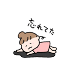 ズボラ女子の毎日使えるスタンプ（個別スタンプ：26）