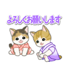 甚平さん猫ちゃんズ（個別スタンプ：14）