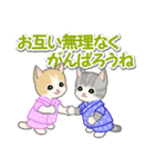 甚平さん猫ちゃんズ（個別スタンプ：20）