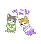 甚平さん猫ちゃんズ（個別スタンプ：26）