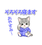 甚平さん猫ちゃんズ（個別スタンプ：37）