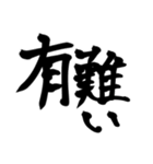 筆文字シンプル⭐︎毎日使える（個別スタンプ：34）