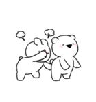すこぶる動くちびウサギ＆クマ sweet love（個別スタンプ：5）