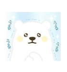 【でか文字敬語】黄色ほっぺのしろくまさん（個別スタンプ：30）