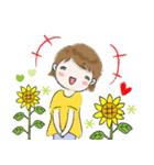 普通に大人女子  夏の日常 (毎日使える編)（個別スタンプ：16）
