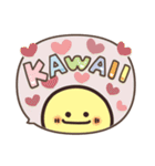 ニコちゃん♡ふきだし詰め（個別スタンプ：37）