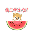 赤ちゃん豆柴と夏スイーツ（個別スタンプ：17）