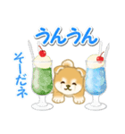 赤ちゃん豆柴と夏スイーツ（個別スタンプ：29）