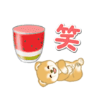 赤ちゃん豆柴と夏スイーツ（個別スタンプ：31）