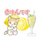 もこもこ猫ちゃんズと夏スイーツ（個別スタンプ：27）