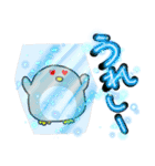 デカ文字つき果物♡ペンギン時々女の子（個別スタンプ：8）