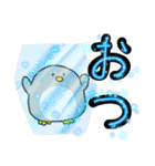 デカ文字つき果物♡ペンギン時々女の子（個別スタンプ：16）