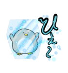 デカ文字つき果物♡ペンギン時々女の子（個別スタンプ：28）
