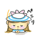 デカ文字つき果物♡ペンギン時々女の子（個別スタンプ：31）