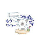 夏に使うゆかいな猫たちのスタンプ（個別スタンプ：4）