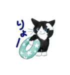 夏に使うゆかいな猫たちのスタンプ（個別スタンプ：35）