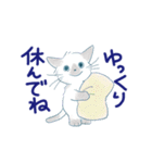 夏に使うゆかいな猫たちのスタンプ（個別スタンプ：40）