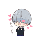 闇男子-ミニver.-4（個別スタンプ：9）