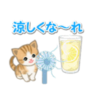 ちび猫の夏（個別スタンプ：6）