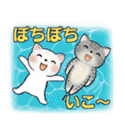 可愛い猫さん達のスタンプ♡夏編（個別スタンプ：28）