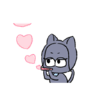 仲良しうさことみーこ（個別スタンプ：2）