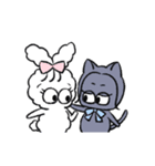 仲良しうさことみーこ（個別スタンプ：18）