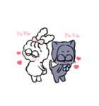 仲良しうさことみーこ（個別スタンプ：21）