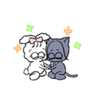 仲良しうさことみーこ（個別スタンプ：22）