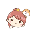 エリ＆ぷにぷにシバちゃん-日常生活編（個別スタンプ：33）