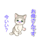 優しい ばあば猫ちゃん（個別スタンプ：18）