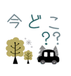 3匹のくろねこ♦ここあ 北欧風スタンプ（個別スタンプ：12）